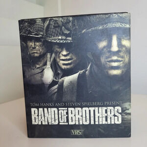 Band of Brothers VHS, 2002, Six Tape Boxed Set Steven Spielberg, Tom Hanks